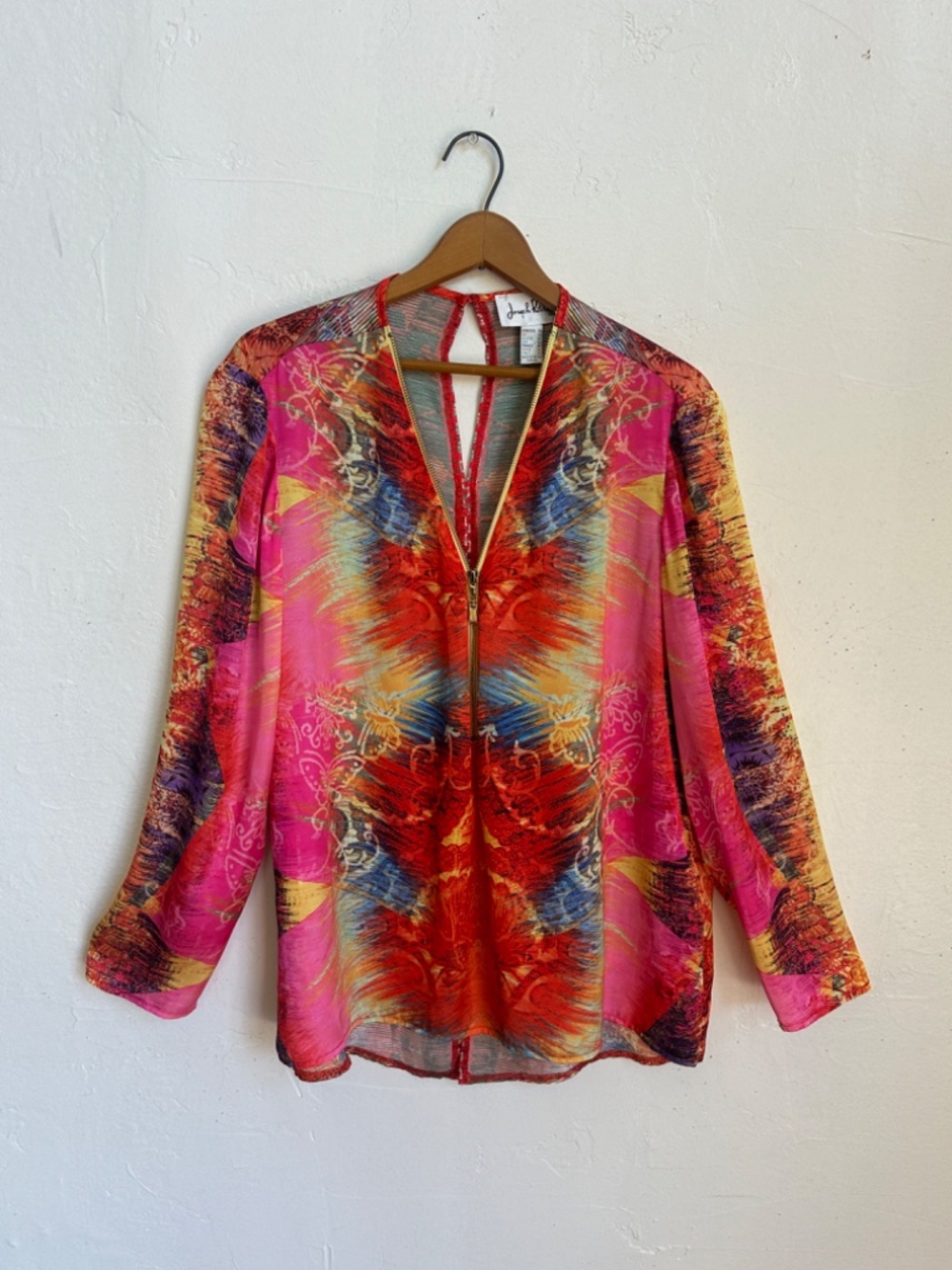 Joseph Ribkoff Color Therapy Tunic Blouse L XL